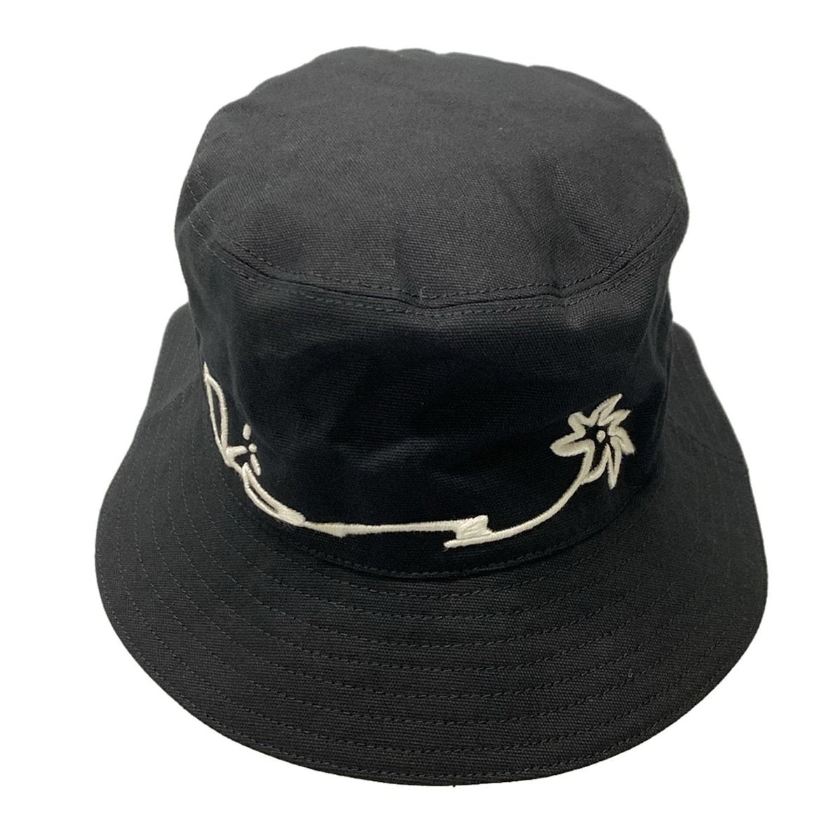 Dior HOMME ディオールオム ハット L 黒 刺繍 トラヴィススコット カクタスジャック