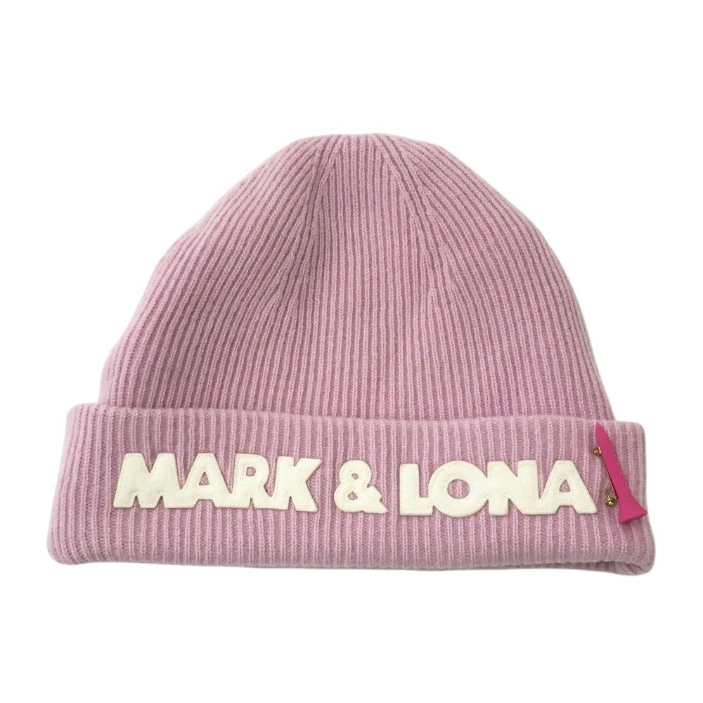 MARK-LONA マークアンドロナ ニット帽 ピンク系 240101539258 ゴルフウェア ストスト