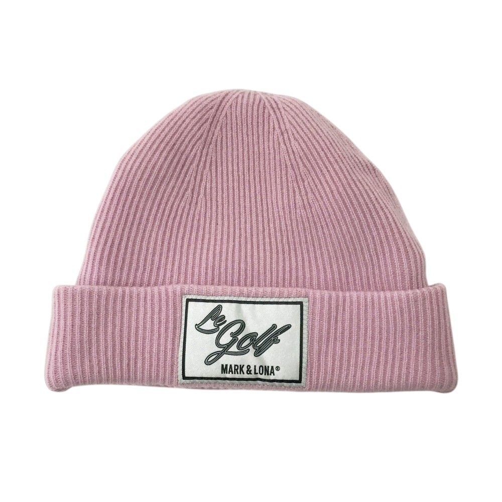 MARK&LONA マークアンドロナ ニット帽 ピンク系 FREE [240101539258