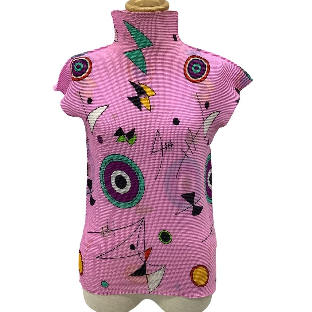 ISSEY MIYAKE イッセイミヤケ Me ミー ワッフルプリーツ カットソー MI01FK353 ピンク