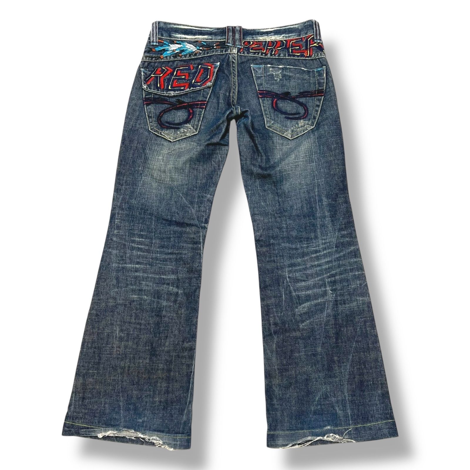 ⭐︎レッドペッパー　フレアデニムパンツ 　ウィング刺繍⭐︎ ⭐︎レッドペッパー フレアデニムパンツ ウィング刺繍⭐︎ REDPEPPER