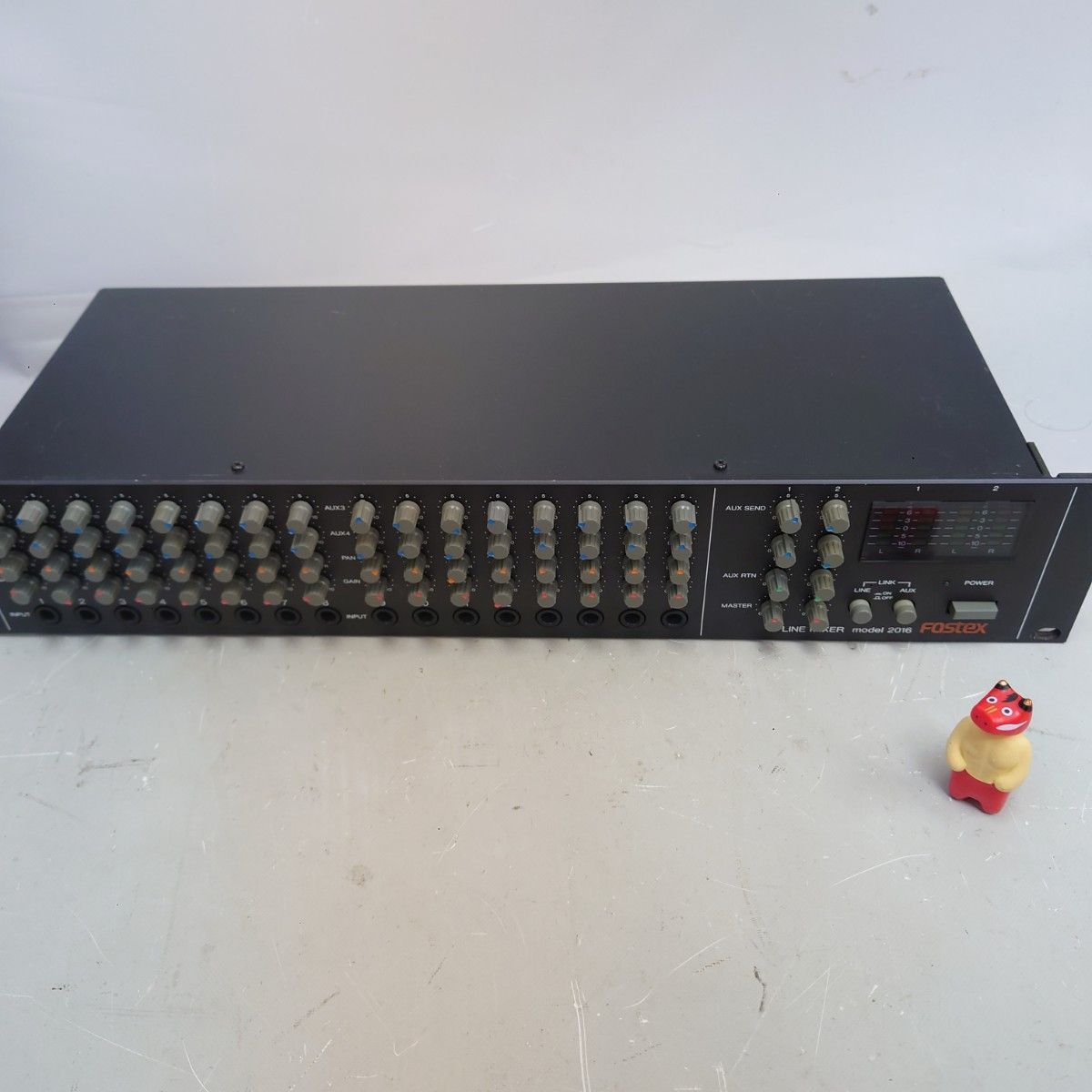 Fostex 2016 Line Mixer 動作品 本体のみ 16 chラインミキサー フォステクス スタジオ機材 z 2357