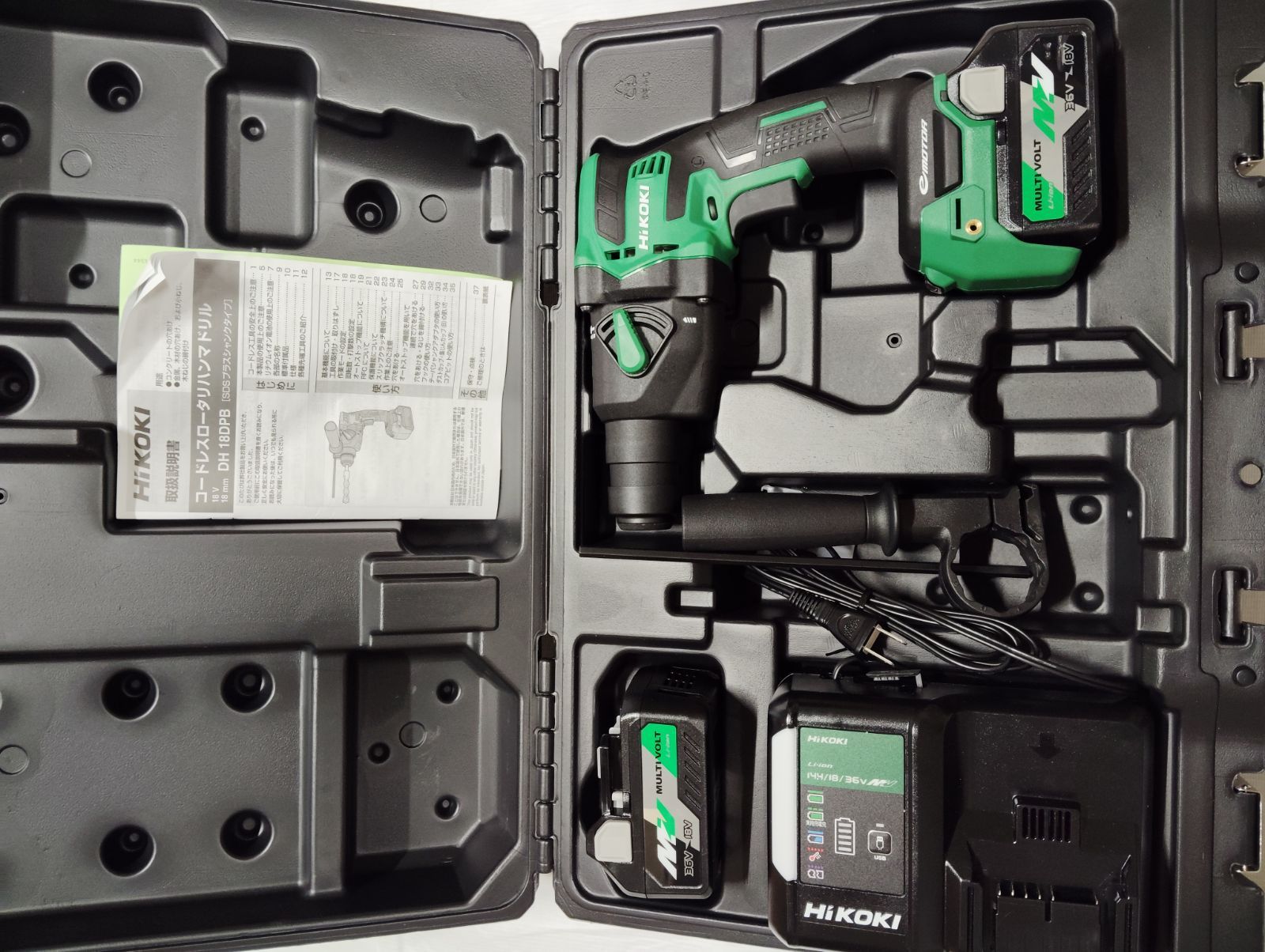 18Vハイコーキコードレスロータリーハンマードリル DH 18DPB