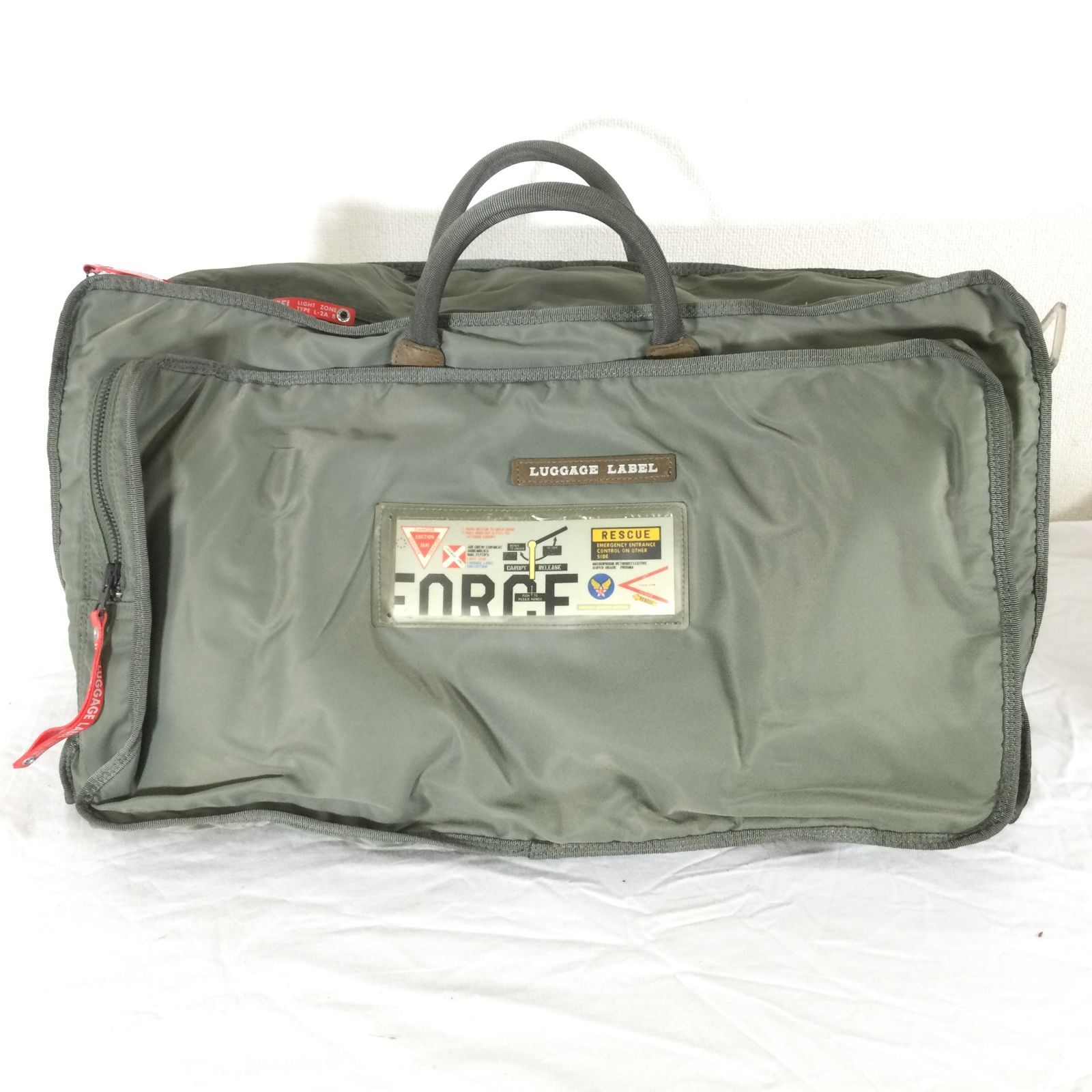 1411 LUGGAGE LABEL ラゲッジ レーベル ボストンバッグ ミリタリー 鞄 メンズ トラベル ファッション