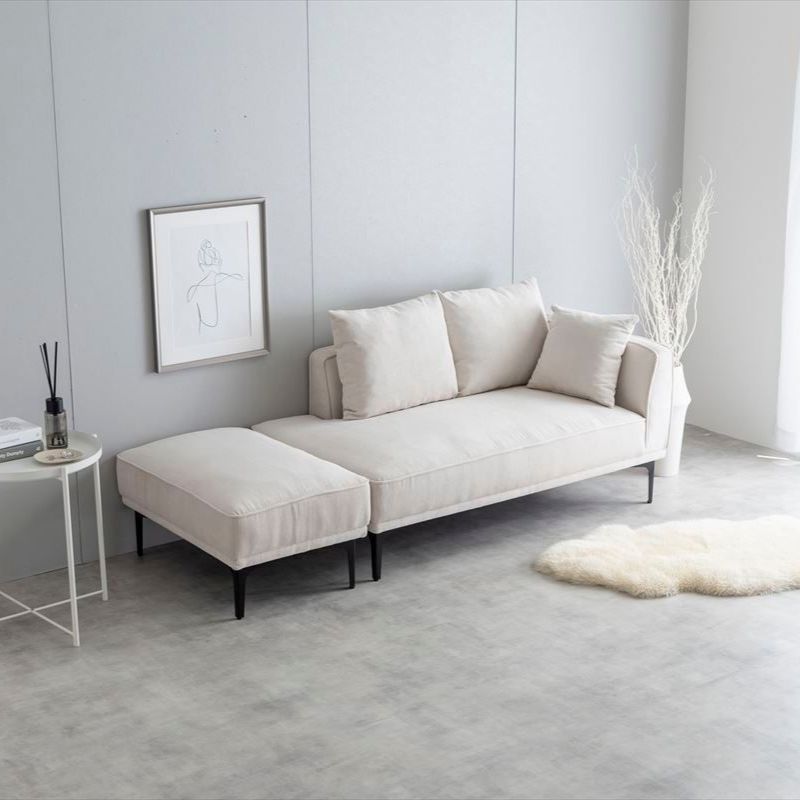 カウチソファ 幅130cm