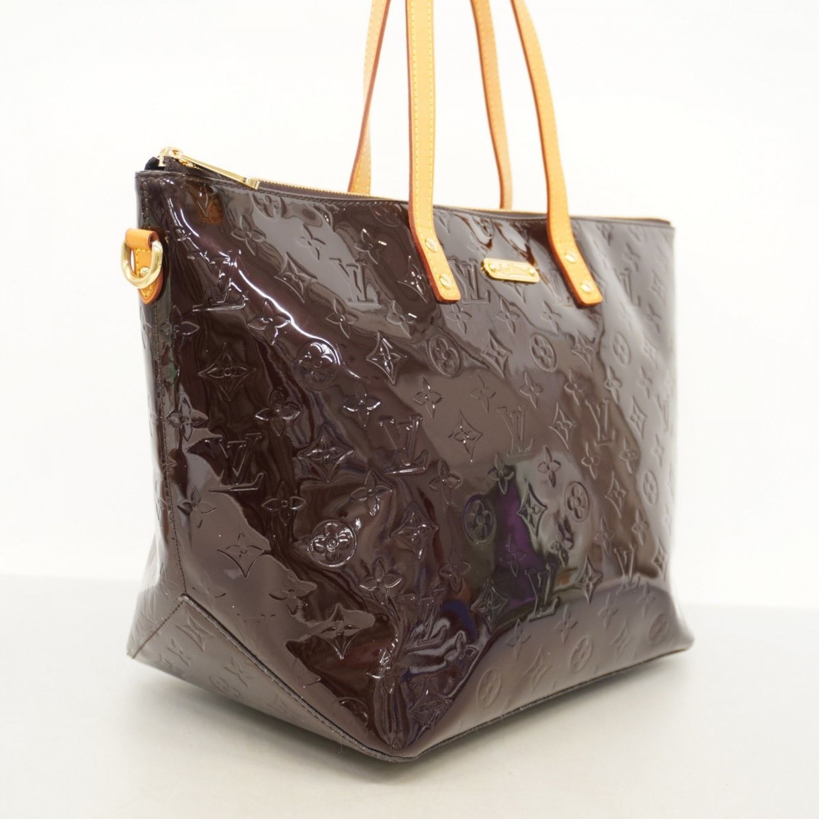 ルイ ヴィトン Louis Vuitton ルイ ヴィトン トートバッグ ヴェルニ べルヴューGM M93589 アマラントレディース