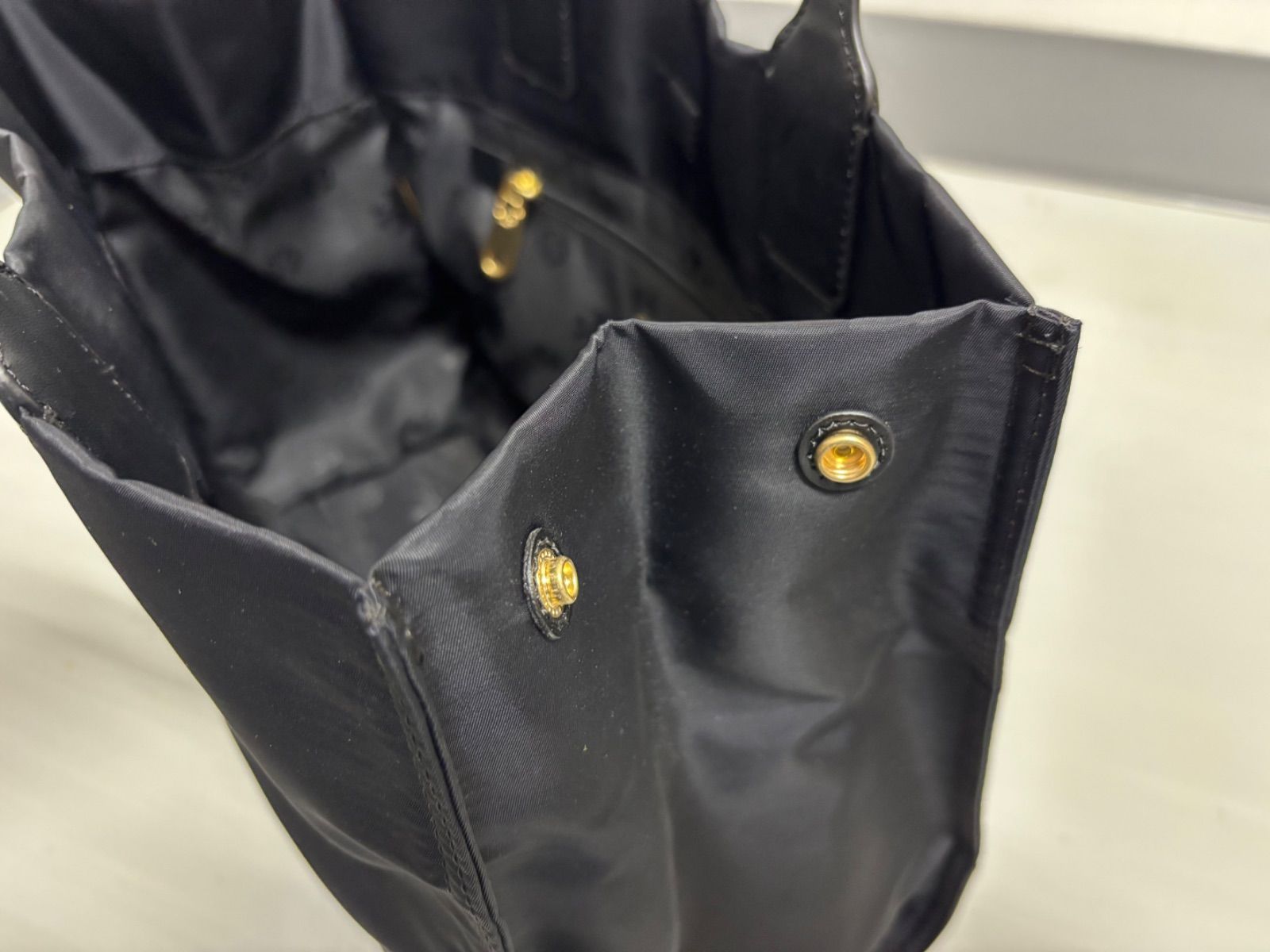  トリーバーチ Tory Burch トートバッグ ナイロン 黒 トートバッグ バッグ