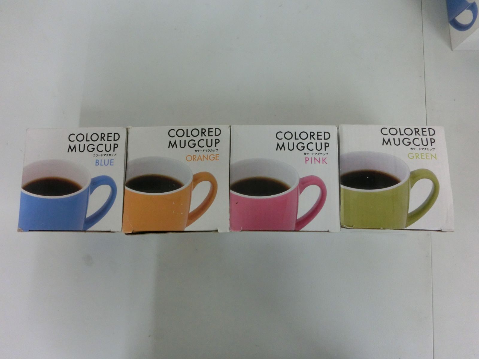 TAKA54-21 未検品 LIBING リビング ドマグカップ 24個セット グリーン ピンク オレンジ ブルー