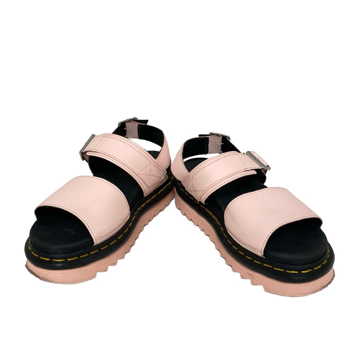 Dr.Martens ドクターマーチン サンダル UK 4 レディース - ピンク レザー