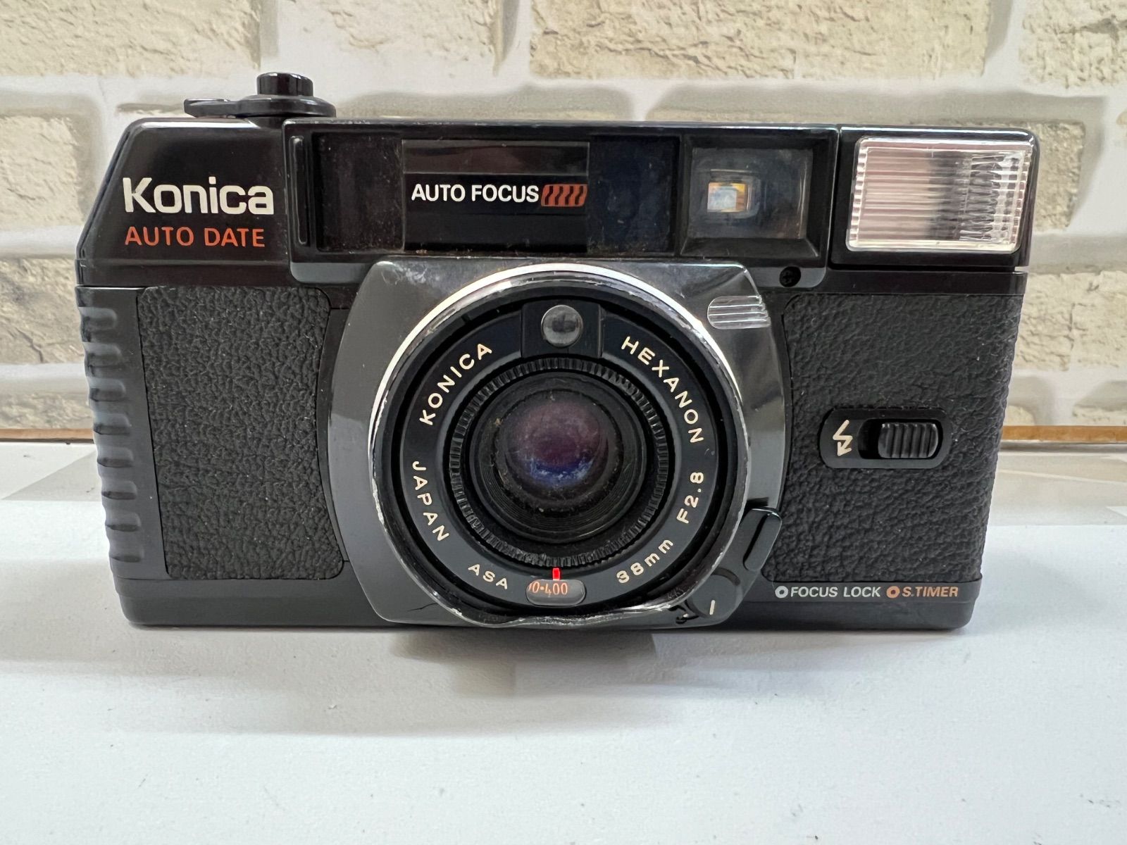 Konica AUTO DATE フィルムカメラ ブラック Konica AUTO DATE フィルムカメラ ブラック