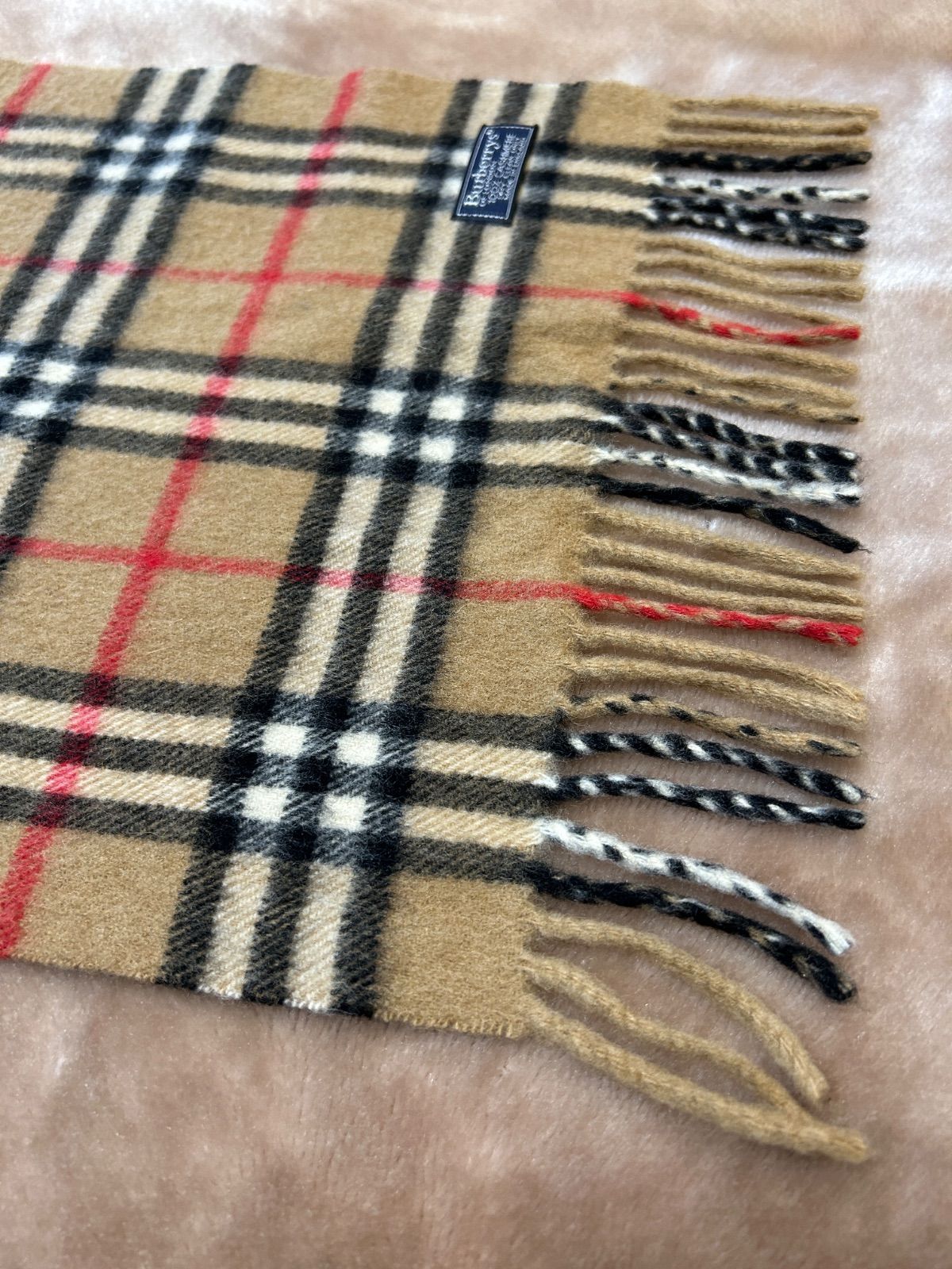  バーバリーカシミヤカシミア マフラー BURBERRY Burberrys 英国製 ノバチェックストールショールスカーフ マフラー 小物
