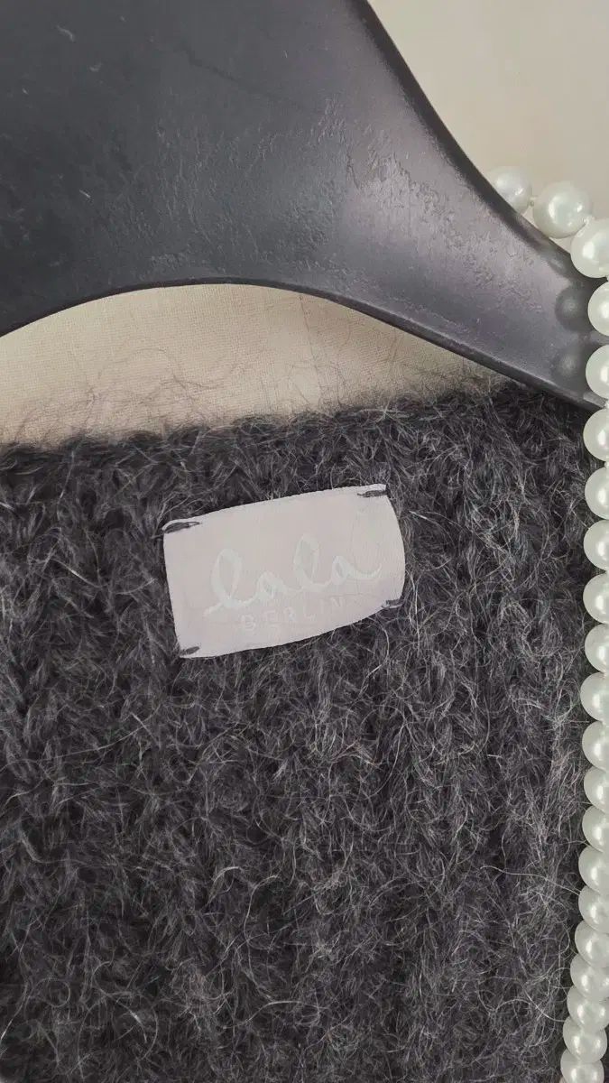 モヘア カーディガン