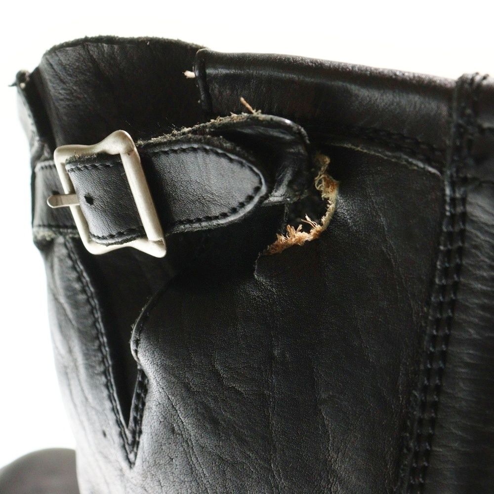 ダブルショルダーレザー エンジニアブーツ