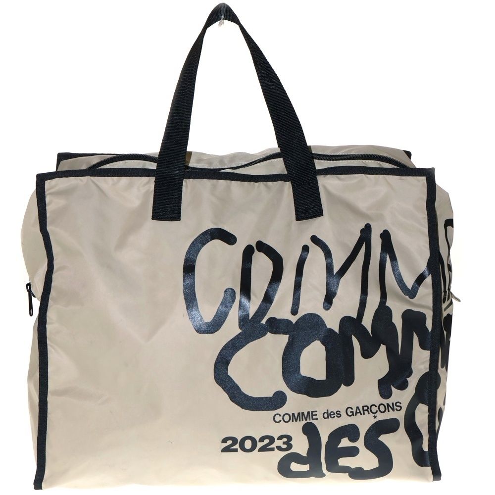 COMME des GARCONS コムデギャルソン Alisa Yoffe OL K 202 ロゴプリント トートバッグ ベージュ