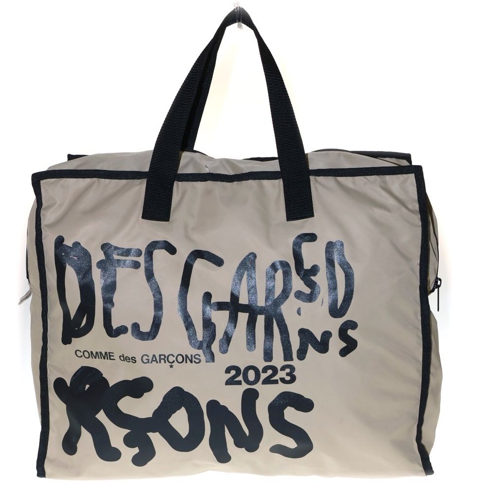 COMME des GARCONS コムデギャルソン Alisa Yoffe OL-K 202 ロゴプリント トートバッグ ベージュ