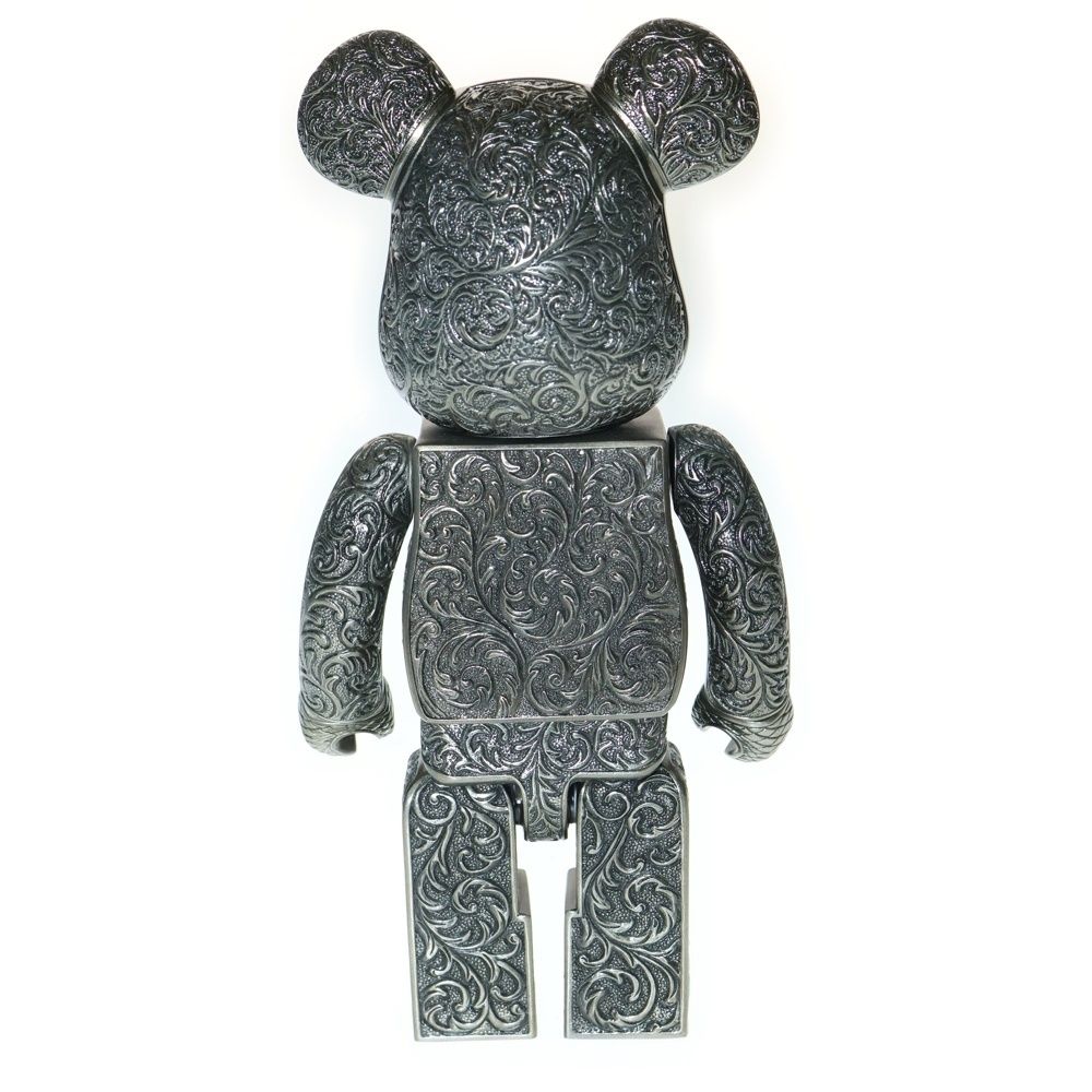 MEDICOM TOY メディコムトイ BE RBRICK ROYAL SELANGOR ARABESQUE BLACK 400 ベアブリック ロイヤルセランゴール 人形 フィギュア メタル ブラック