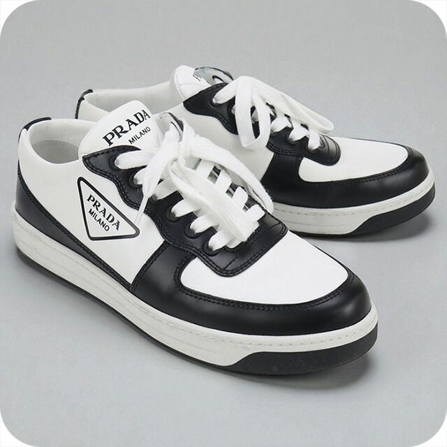 プラダ PRADA シューズ レディース 1 E 796 M トライアングル ロゴ