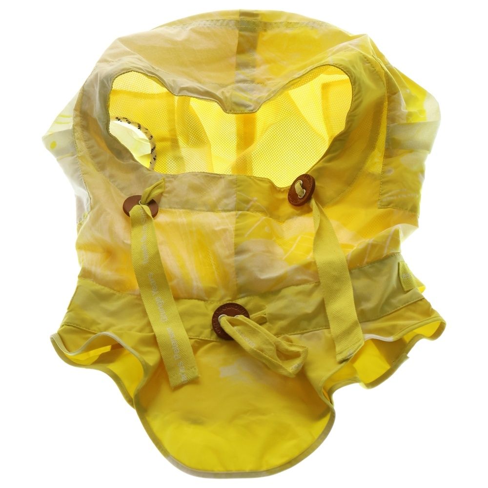 TAKAHIROMIYASHITA The SoloIst. タカヒロミヤシタザソロイスト Sample Photo Print Hood フォトプリントフード ナイロンフーディーハット 帽子 イエロー