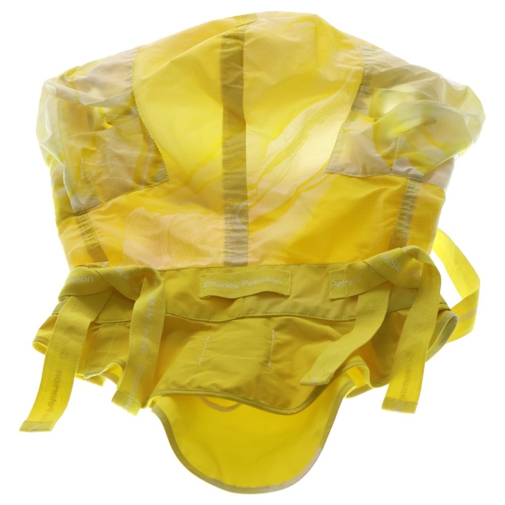 TAKAHIROMIYASHITA The SoloIst. タカヒロミヤシタザソロイスト Sample Photo Print Hood フォトプリントフード ナイロンフーディーハット 帽子 イエロー