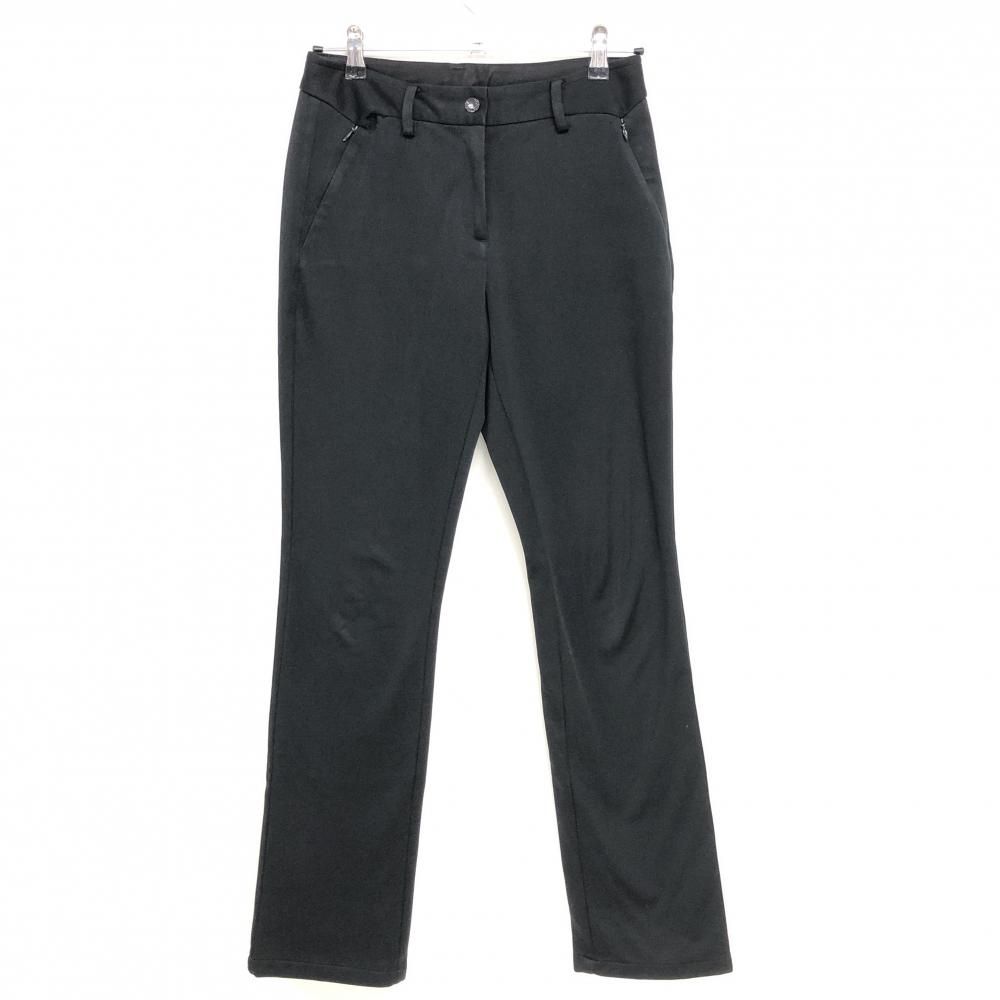 100%新品，限定セール アシュワース パンツ 黒 裏微起毛  レディース 2 ゴルフウェア ASHWORTH パンツ