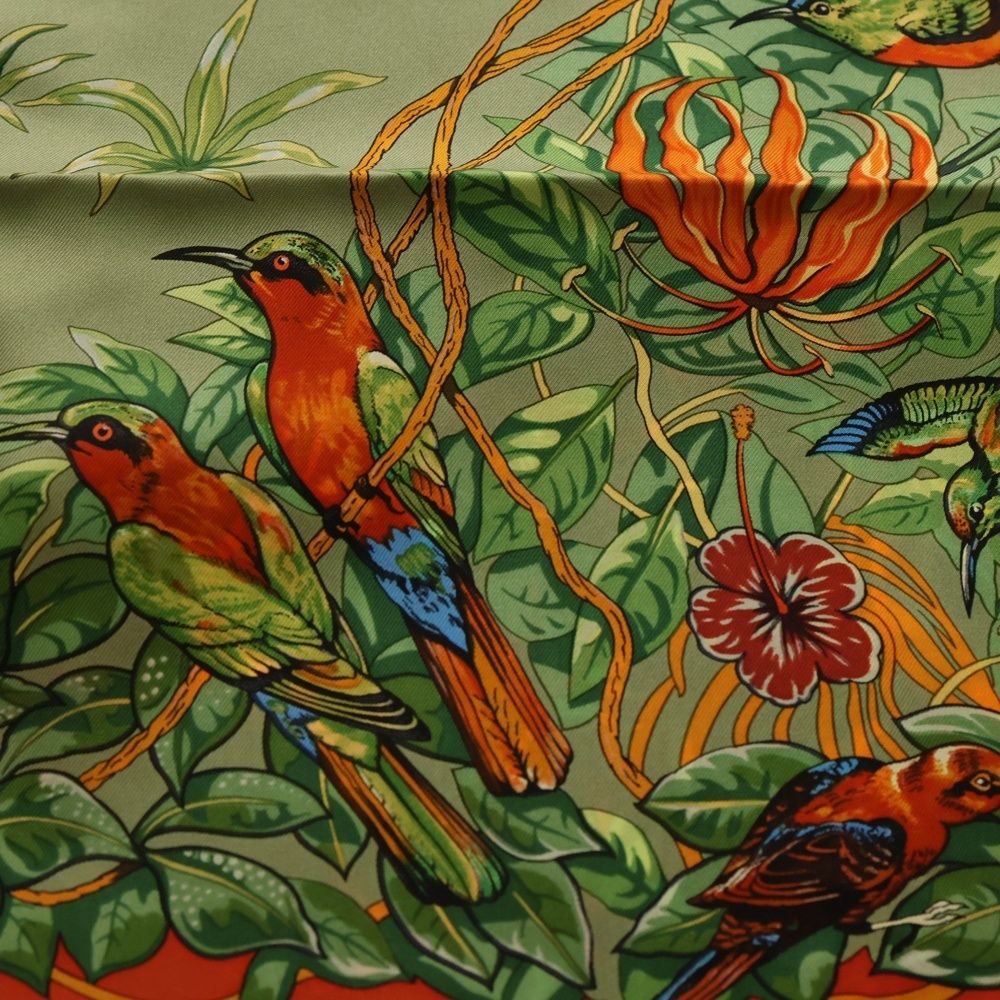 HERMES (エルメス) カレ90 JUNGLE LOVE HERMES ジャングル ラブ