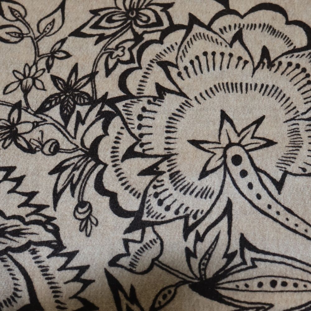 Max Mara マックスマーラ カシミヤニット フラワー総柄 マフラー ストール ブラウン 45463579-943