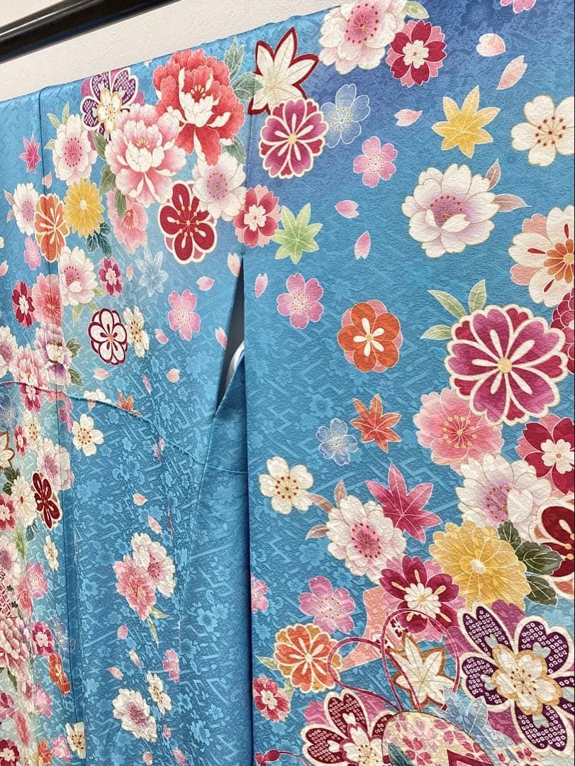 振袖 金駒 金彩 紋意匠 身丈168 cm パールトーン加工済 MO 3166