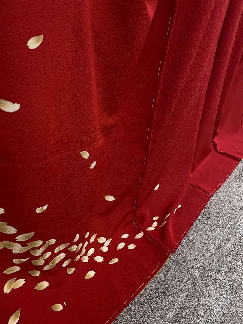  振袖 仮絵羽 こむさでもーど 舞台衣装 正絹 未仕立て品 八掛付き MOK 809 振袖 着物