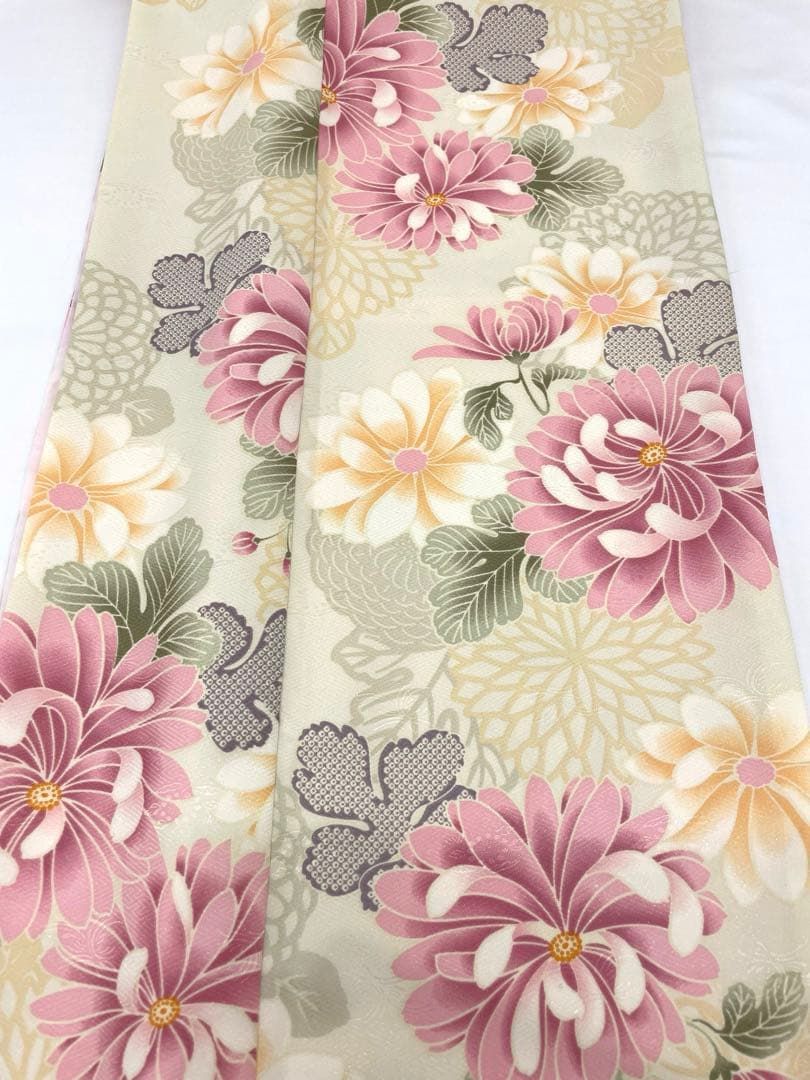  二尺袖 ポリエステル着物 紋意匠 袴用 MOP 464 振袖 着物