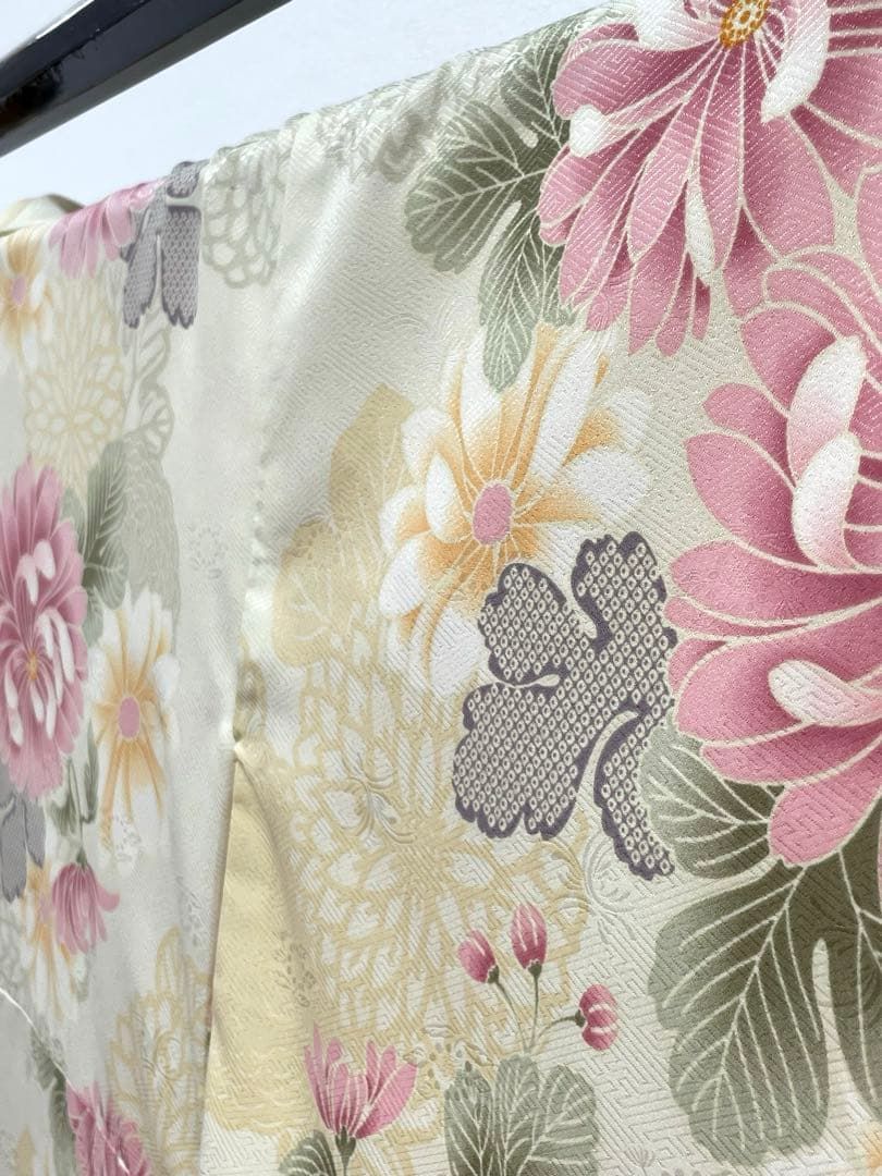 二尺袖 ポリエステル着物 紋意匠 袴用 MOP 464