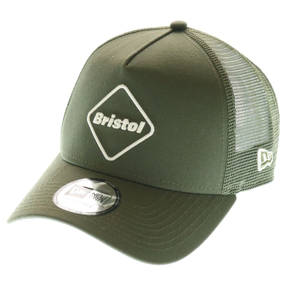 F.C.R.B. F.C.Real Bristol FCRB エフシーアールビー エフシー ルブリストル 24SS FCRB NEWERA 9FORTY A-FRAME MESH CAP ベースボールキャップ カーキ FCRB-240099