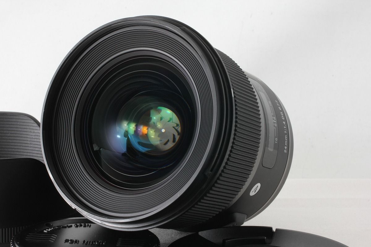 シグマ SIGMA 24mm F1.4 DG HSM Art ニコンF用 完備 元箱 48747