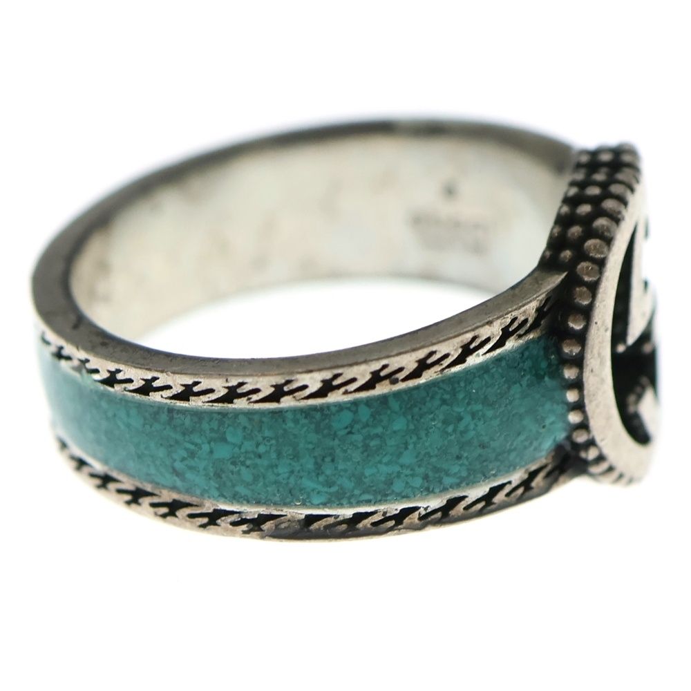 GUCCI (グッチ) インターロッキングG ターコイズ リング