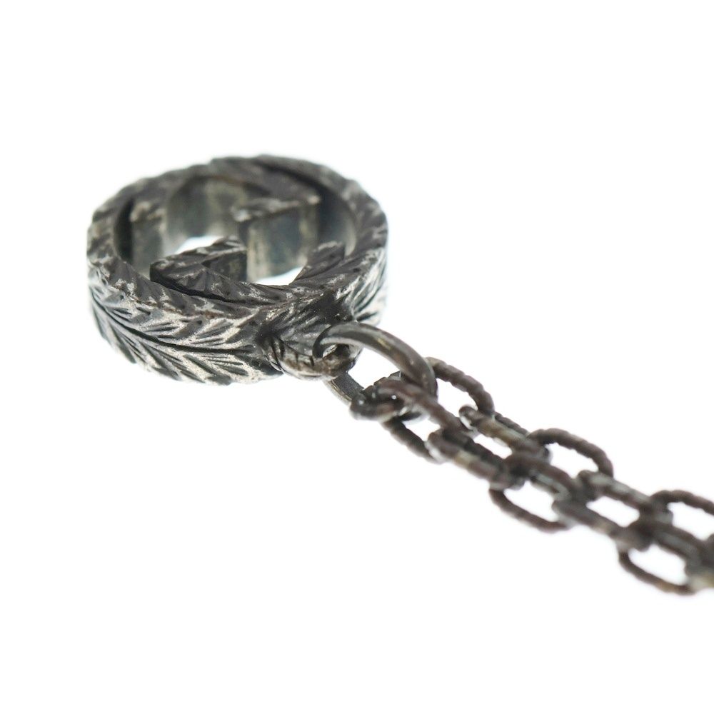 正規 付属品有 GUCCI アラベスク インターロッキング ネックレス シルバー 楽天市場】【中古】グッチ インターロッキングG アラベスク ネックレス