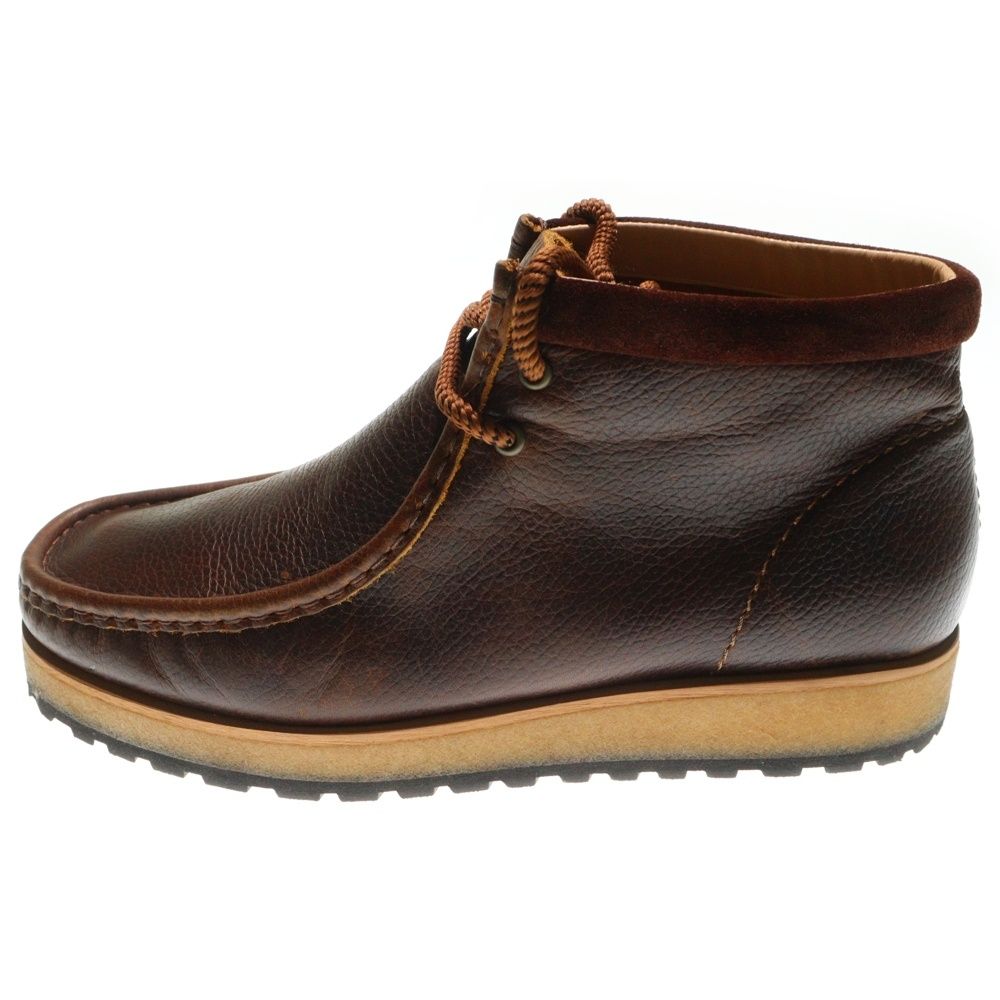 Clarks クラークス WALLABEE SCOUT ワラビー スカウト レザーモカシンブーツ ブラウン UK9 27cm 26178204