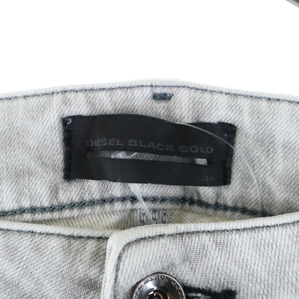 Diesel black gold グレー デニム DIESEL 高級ライン ハイエンドライン ダメージ加工 グレーデニム