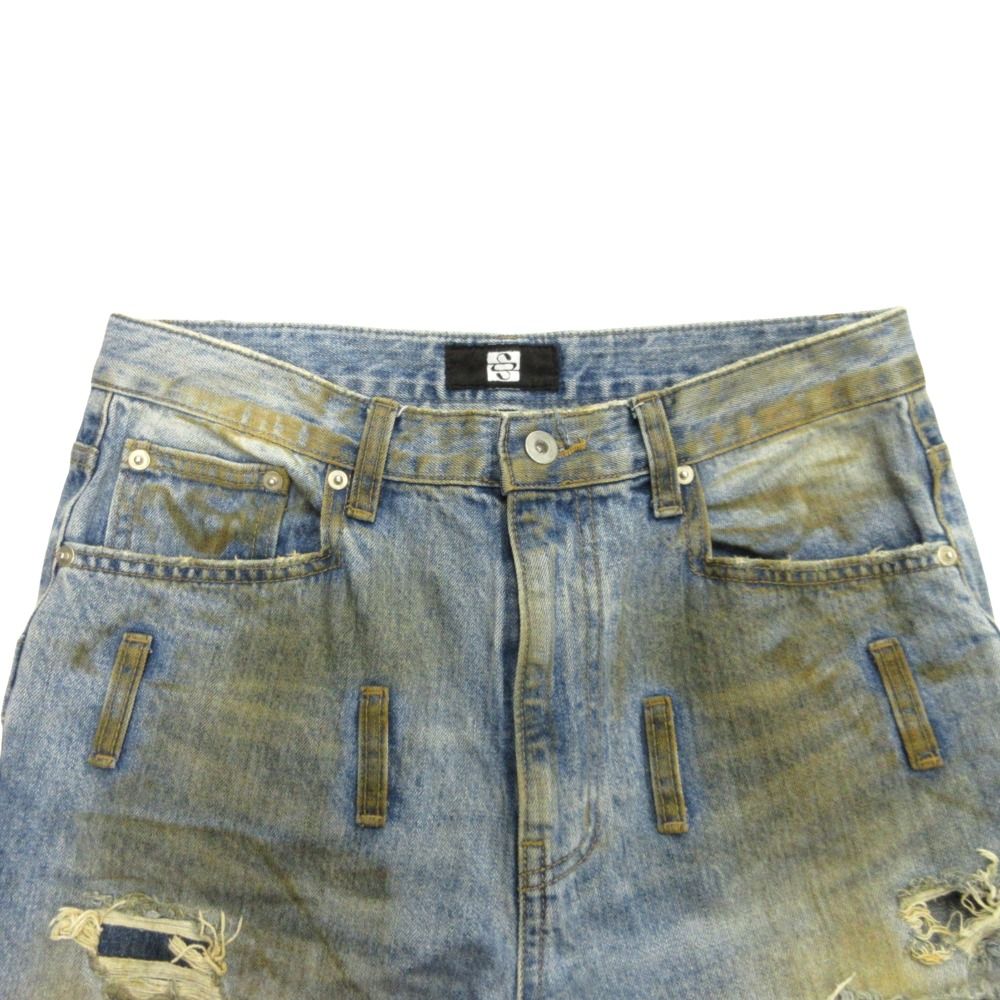 美品 SUNDAY OFF CLUB サンデーオフクラブ レイヤード フレア デニム