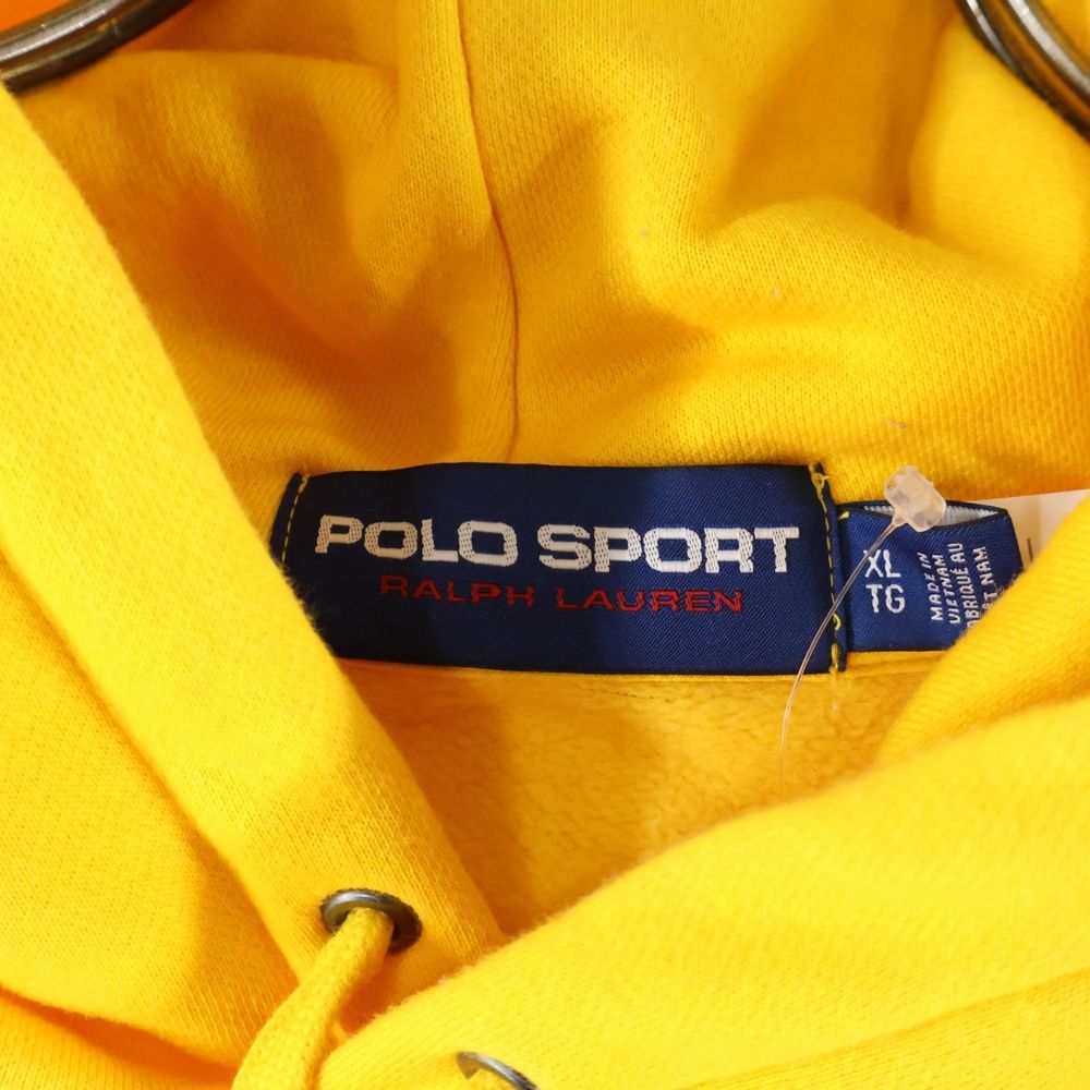 スウェットプルオーバーパーカー イエロー