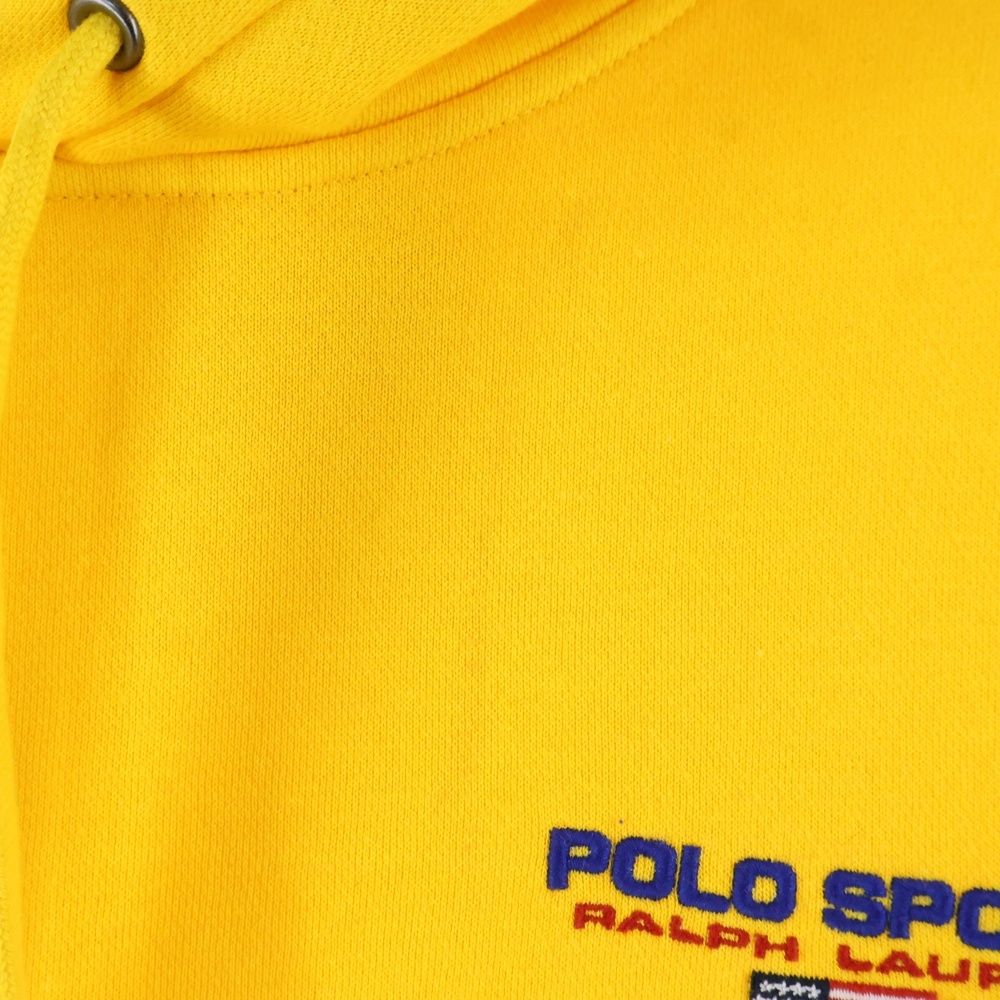 スウェットプルオーバーパーカー イエロー