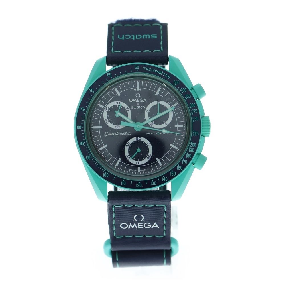 新品未使用 オメガスウォッチ OMEGA×Swatch POLAR LIGHTS MISSION ON EARTH - POLAR LIGHTS |Swatch®公式サイト