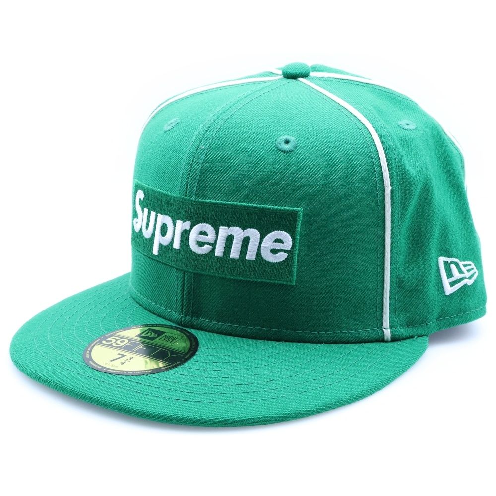 SUPREME シュプリーム 17SS ×New Era Box Logo 6-Panel Cap ボックスロゴ ベースボールキャップ 帽子 グリーン