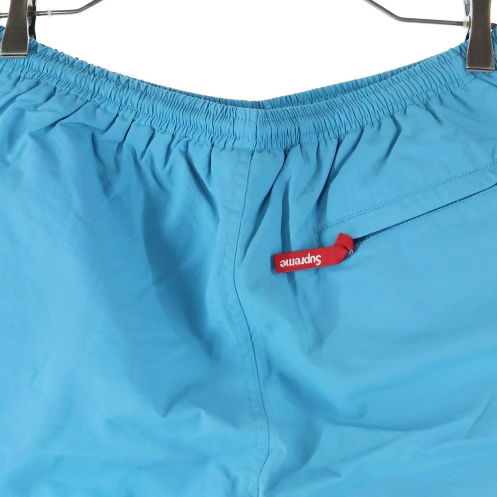 大好き SUPREME シュプリーム 18SS Nylon Water Shorts スモールボックスロゴ ナイロンウォーターショーツ ハーフパンツ ブルー 激安で送料無料です！