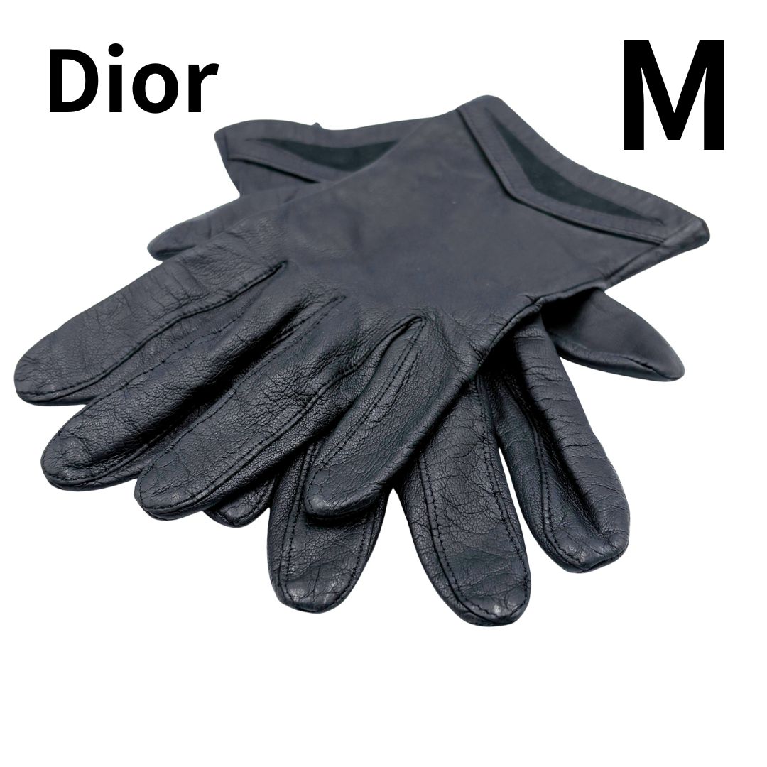 Dior ディオール レザーグローブ - メルカリ