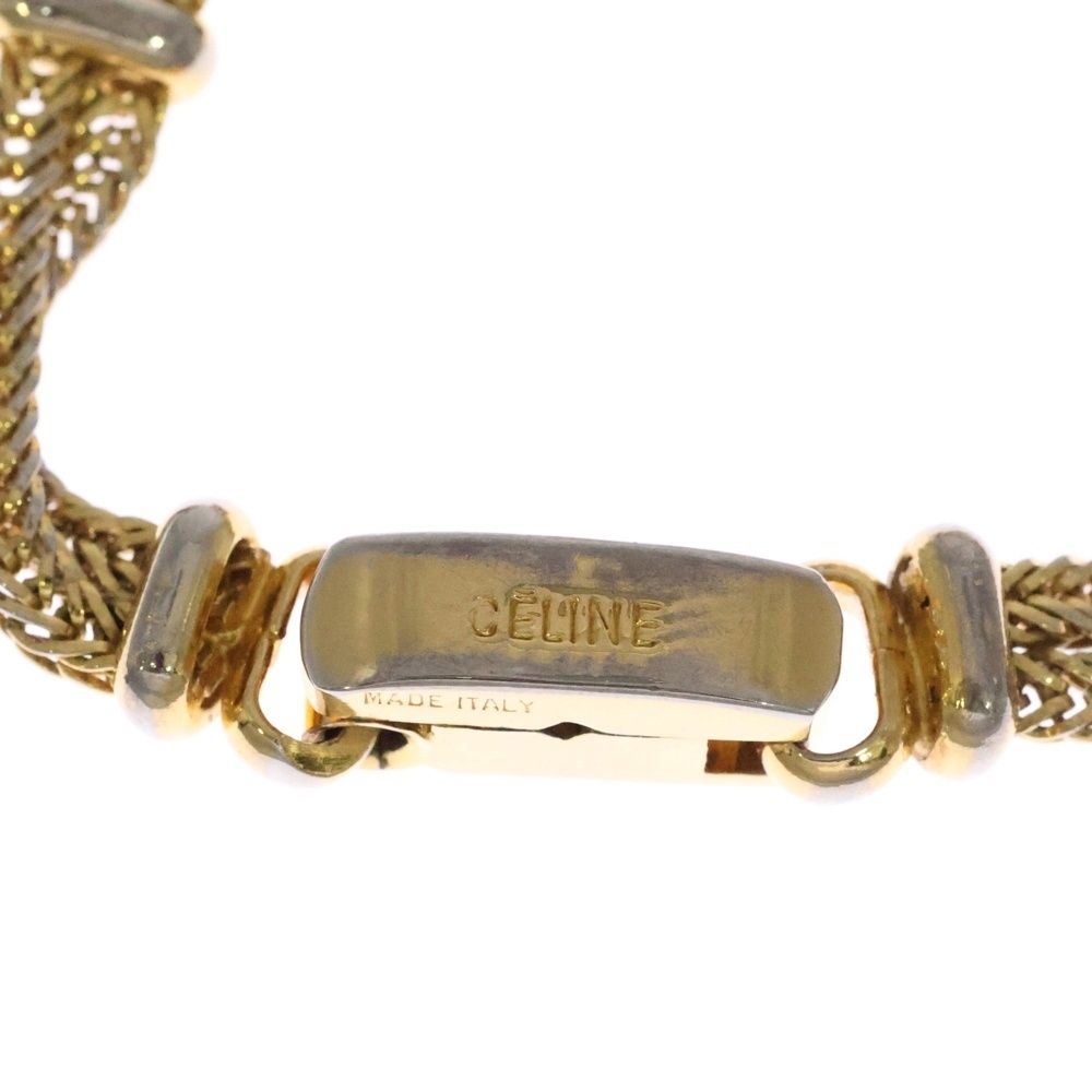 【美品】CELINE セリーヌ チェーン ベルト ゴールド レッド イタリア製 美品】CELINE セリーヌ チェーン ベルト ゴールド レッド イタリア製