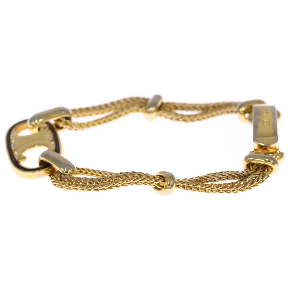 CELINE (セリーヌ) ブラソン モチーフ付 チェーンブレスレット