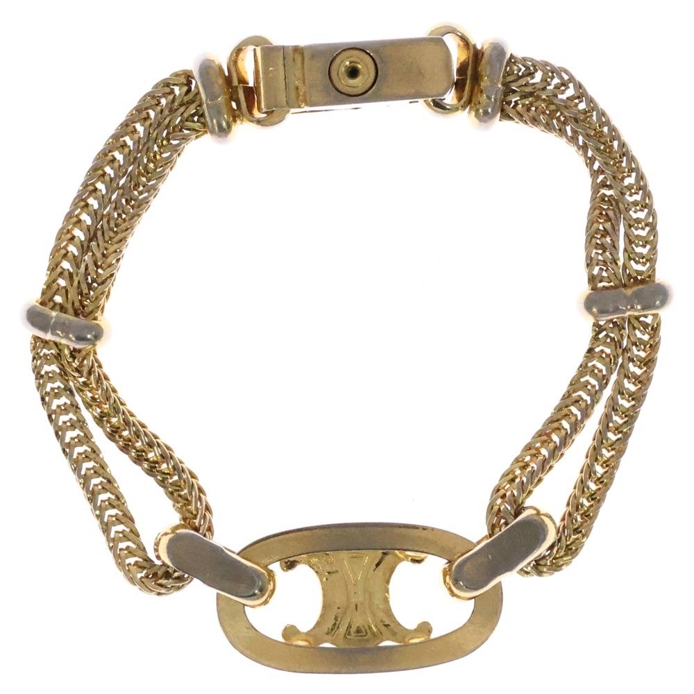 CELINE (セリーヌ) ブラソン モチーフ付 チェーンブレスレット