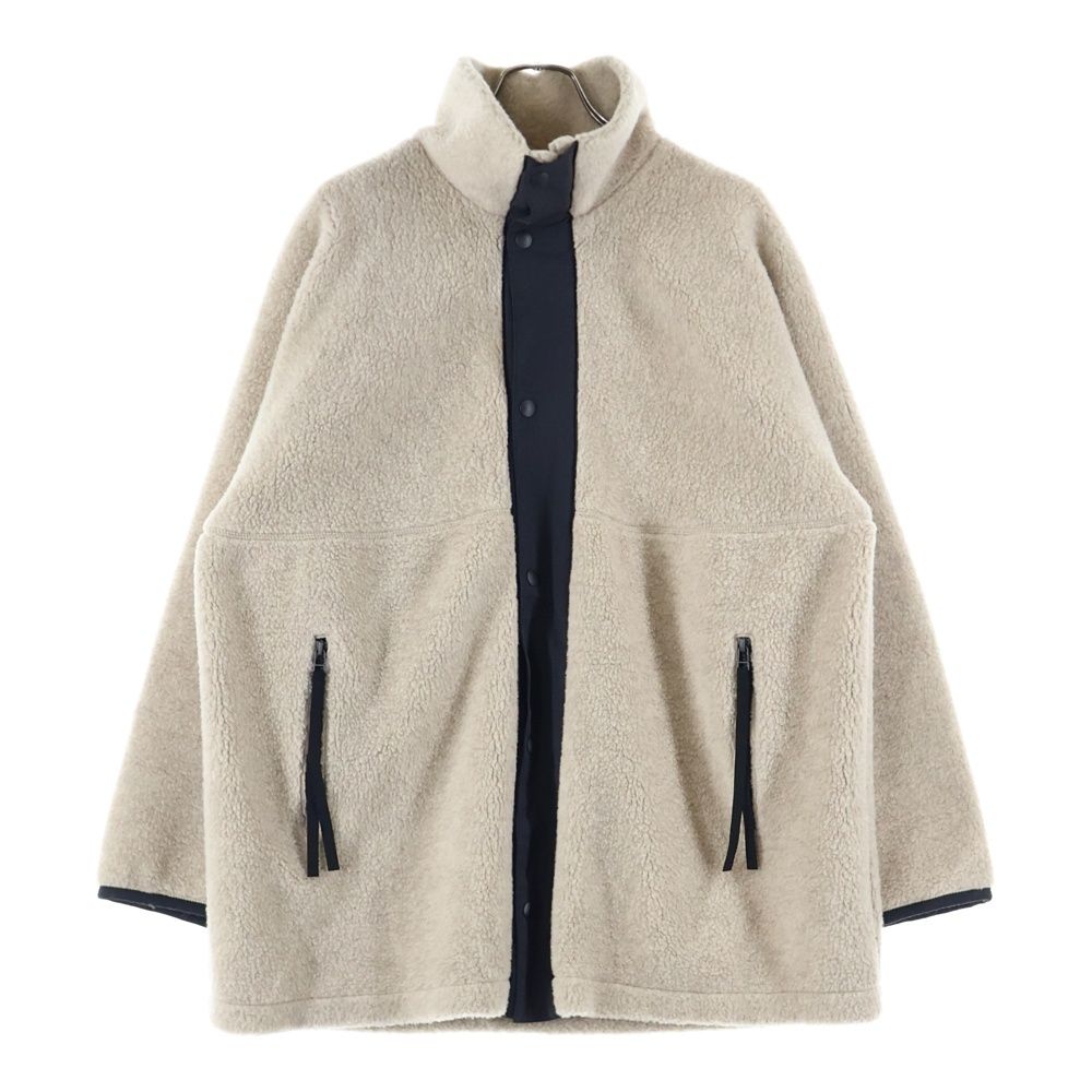 アルテリア STAND UP WOOL BOA JACKET スタンドアップ ボアジャケット アイボリー ULBS 07-20 C 42 U