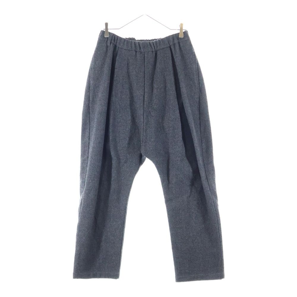 ISAMU KATAYAMA BACKLASH イサムカタヤマバックラッシュ ウールサルエルイージーパンツ ダークグレー BL-2081-04