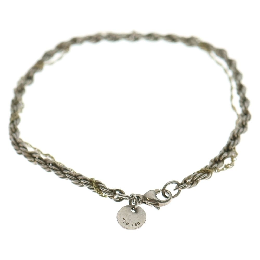 TIFFANY-Co ティファニー スクリューツイストブレスレット シルバー×ゴールド 5.7 g