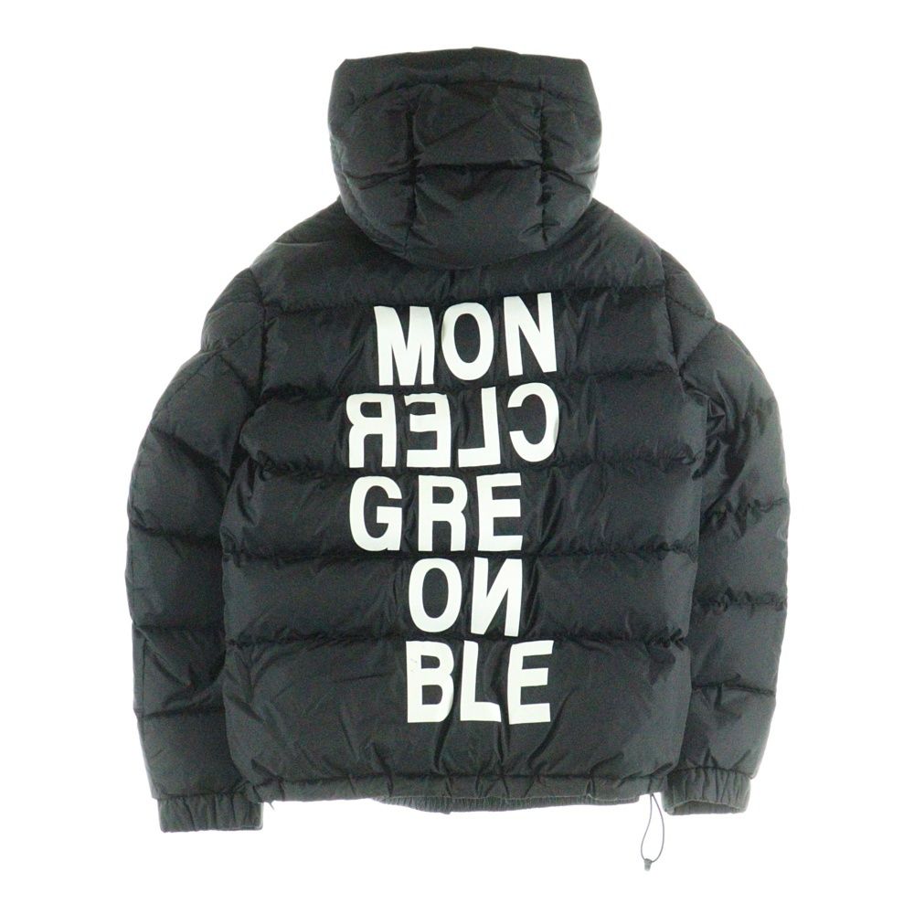 MONCLER GRENOBLE モンクレールグルノーブル ISORNO GIUBBOTTO C STAMPA ダウンジャケット フーディー ブラック E20974188405